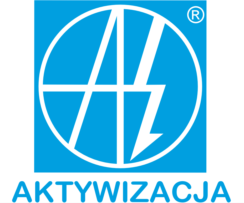 aktywizacja logo niebieskie